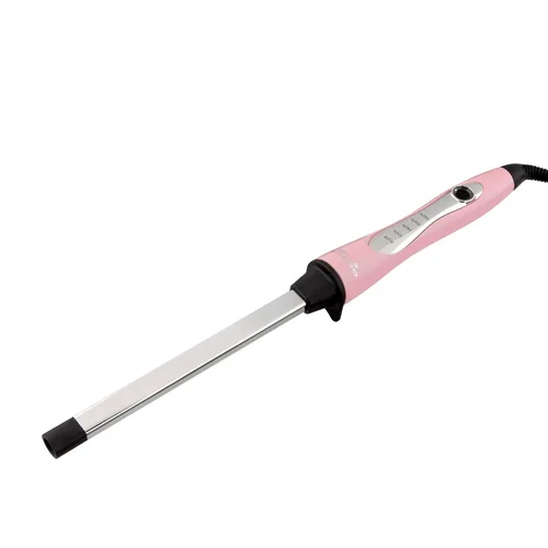 Vista 9 de CHOPSTICK STYLER Heroine - Varita rizadora profesional, 3/8 de barril rectangular de cerámica súper delgada para rizos apretados, naturales
