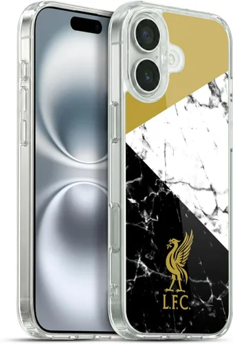 Vista 34 de Oficial LIVERPOOL Football Club 2017/18 Mármol Soft Gel Case para iPhone de Apple 7 Plus/8 PLUS Escudo negro.