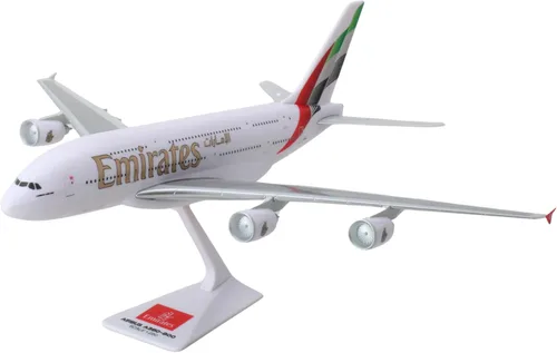 Vista 2 de Daron SkyMarks Modelo de Avión Coleccionista Ensamblado con Soporte de Visualización a Escala 1/250 – Plástico Moldeado por Inyección Altamente