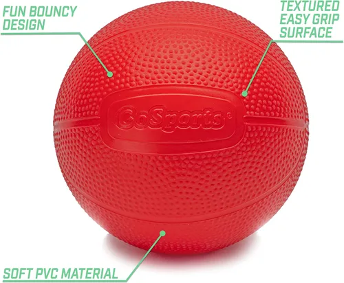 Vista 5 de GoSports Bolas de repuesto de 6 pulgadas para Little Tikes, Tot Shot y otros aros de baloncesto para niños, paquete de 3 pelotas de baloncesto