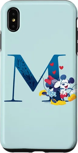 Vista 11 de iPhone 11 Pro Max Disney Alphabet Monogram Letter M para Funda de Mickey y Minnie Mouse
