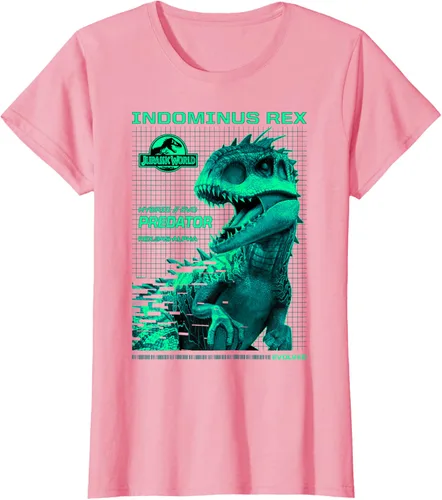 Vista 15 de Jurassic World Indominus Rex Hybrid Predator T-Shirt Small Negro