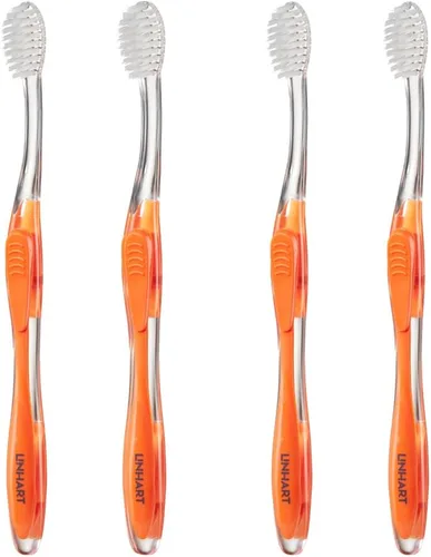Vista 15 de LINHART Cepillo de dientes extra suave – Cepillo de dientes blanqueador de dientes con cerdas de longitud múltiple..