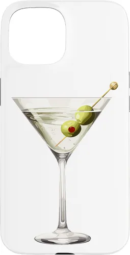 Vista 6 de Martini Glass Green Olive Bartender Vodka Gin Cocktail Drink Case para iPhone 17