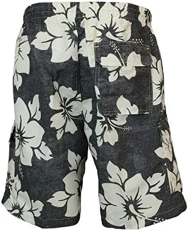 Vista 3 de Surf Ave Traje de baño clásico largo para hombre, sin ojales