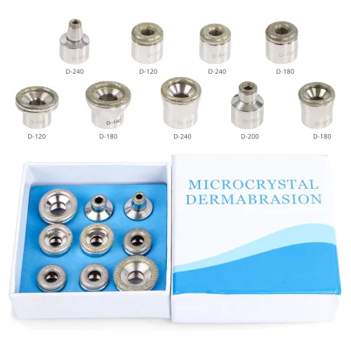 Vista 7 de 9 puntas 3 varitas diamante dermoabrasión accesorio puntas diamante varitas algodón filtro piel microdermoabrasión cuidado facial belleza herramienta