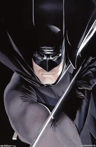 Vista 11 de Trends International DC Comics Batman - Póster de pared de retrato, 14.725 x 22.375 pulgadas, versión enmarcada de madera de granero