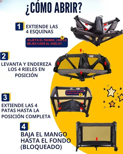 Vista 5 de BEKA cuna para bebé de 4 en 1 para colocar al lado de la cama, cuna para bebé de 4 funciones, cuna para colocar al lado de la cama, corralito, mesa