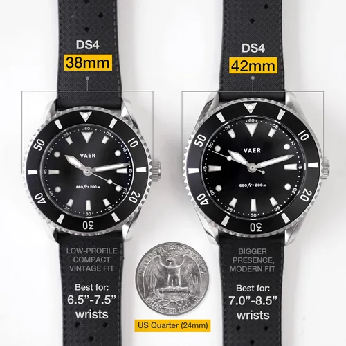 Vista 4 de Vaer DS4 Solar Dive Watch for Men - Ocean Ready 20 ATM, Solar-Powered - Perpetual Time Keeping, Sapphire Crystal, & Extreme Accuracy