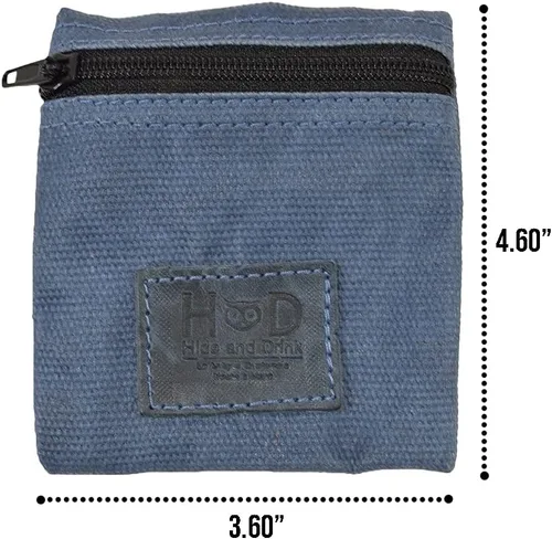 Vista 13 de Hide & Drink, Bolsa de condón de lona encerada resistente al agua, bolsa de bolsillo con tecnología Change Valuables, regalo clásico para socios