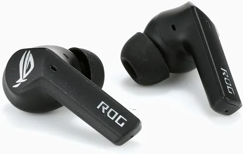 Vista 8 de ASUS ROG Cetra True Wireless Auriculares inalámbricos para juegos – Bluetooth, baja latencia, cancelación de ruido ANC, control táctil, resistencia