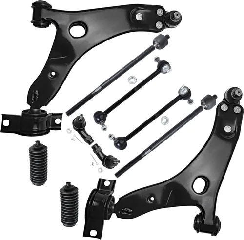 Vista 243 de Detroit Axle - Kit de suspensión delantera de 10 piezas para Chevrolet Trailblazer GMC Envoy 2004-2007 2005 2006 Soportes de brazo de control
