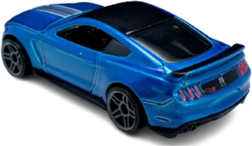 Vista 5 de Hot Wheels Ford Mustang Shelby GT500 2020, [azul] 248/25 Muscle Mania 1/10