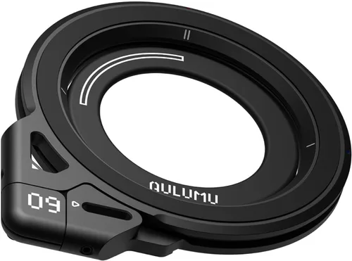 Vista 3 de Aulumu Funda térmica magnética A17 para iPhone 17 Pro Max + agarre de anillo magnético G09, incluye (A17) gris + (G09) negro