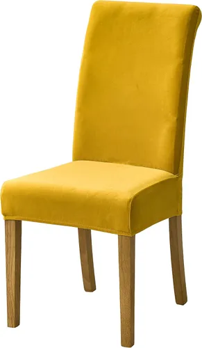 Vista 34 de Juego de 6 fundas de terciopelo para sillas de comedor, fundas elásticas suaves para sillas Parson, extraíbles y lavables, con elástico para un