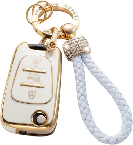 Vista 35 de Gematay Funda para llavero de Mercedes Benz con cordón, funda de TPU suave compatible con Mercedes Benz C E S M CLS CLK G Class Smart Key Holder