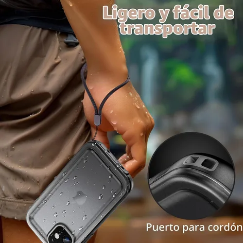 Vista 9 de Cozycase Compatible con funda impermeable para iPhone 11, protector de pantalla incorporado, cubierta de parachoques resistente de cuerpo completo