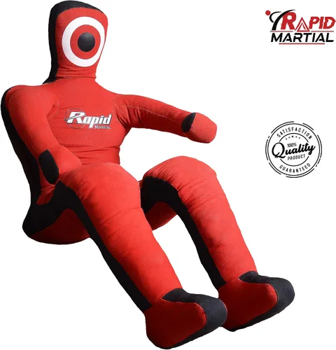 Vista 2 de BJJ Jiu Jitsu - Maniquí de agarre para ejercicios de sumisión como muñeca, como cerraduras de piernas, ganchos de talón, cerraduras de tobillo