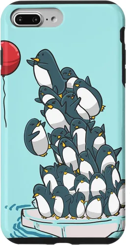 Vista 12 de Penguins Balloon Funny Sea Bird Water Animal Girls Gift Case for iPhone 17