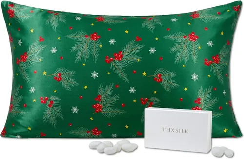 Vista 11 de THXSILK Funda de almohada 100% seda de morera para la salud del cabello y la piel, funda de almohada suave y lisa con cremallera oculta, ambos lados