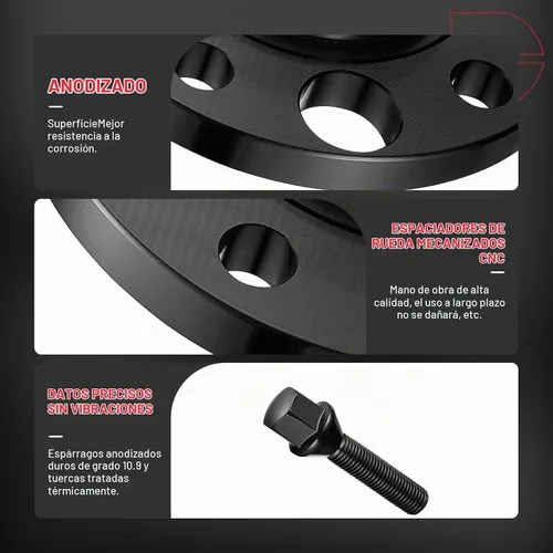 Vista 8 de BDFHYK Separadores de ruedas 5x120mm 15 mm Separador de rueda centrado en el buje Compatible con 318i 325i 328i 330i 335i 525i 530i 545i 730i 740i