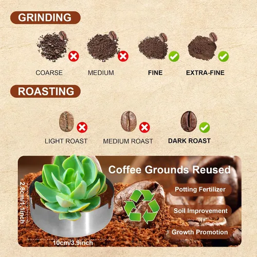 Vista 5 de Cápsulas de café reutilizables (taza de café de 7.77 fl oz/230ml), cápsulas de café recargables de acero inoxidable para máquina Vertu, SOLO