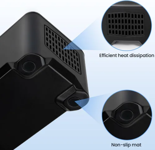 Vista 7 de Estación de carga USB C para múltiples dispositivos, bloque de cargador de 150 W y 30 puertos para teléfono celular iPad, múltiples regletas