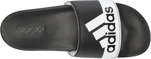 Vista 5 de adidas Sandalias Adilette unisex, cómodas, para adulto, Negro, blanco, blanco, 5