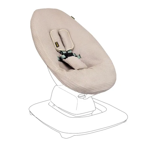 Vista 7 de Ukje Funda protectora para columpio compatible con 4moms o MamaRoo 5, columpio de bebé multimovimiento, forro de columpio para bebé, funda