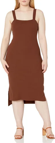Vista 4 de The Drop Amelia - Vestido de tirantes para mujer con cuello cuadrado