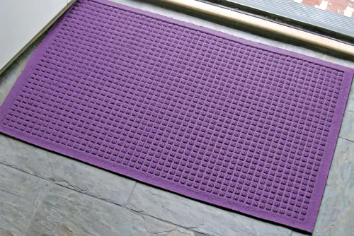 Vista 36 de Tapete de entrada Andersen Waterhog Fashion de fibra de polipropileno para interior/exterior, goma SBR, 3/8” pulgadas de grosor., Bluestone, 1