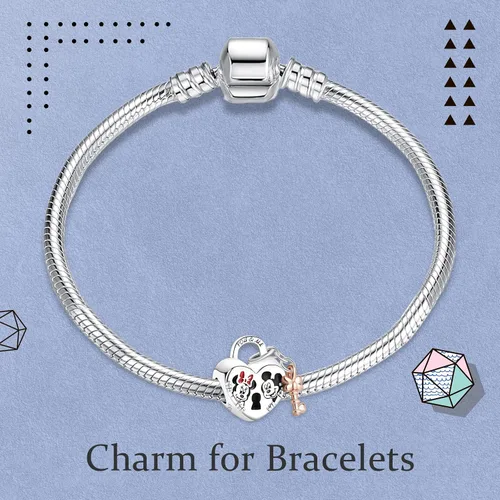 Vista 2 de Erizteya Movie Heroes Mouse Charm for Bracelets Pendant for Womens Bracelets NecklacesHappy Birthday Mothers Day Jewelry Women Girls Gifts