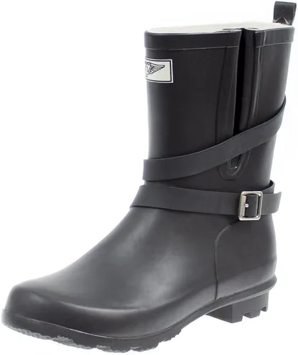 Vista 2 de Forever Young Botas de lluvia de goma de tacón bajo para mujer