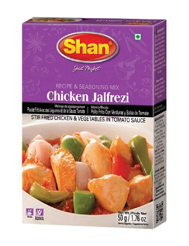 Vista 291 de Shan Chicken 65 - Mezcla de recetas y condimentos de 2.1 oz (60 g) - Polvo de especias para pollo frito picante agridulce - Adecuado