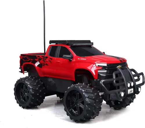 Vista 10 de Maisto Tech R/C Escala 1:16 2.4 GHz Off Road 2019 Chevrolet Silverado, Rojo