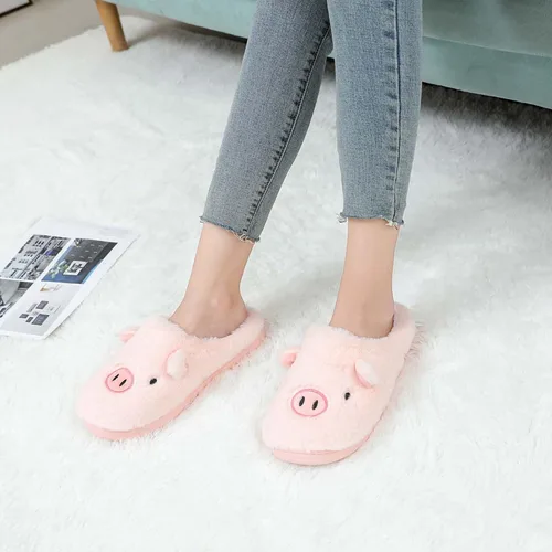 Vista 6 de WYSBAOSHU Zapatos de interior cálidos para mujer hombre zapatos de casa para parejas