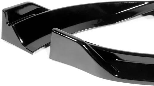 Vista 4 de Kit de 3 bordes para parachoques delantero compatible con Nissan 370Z 2013-2020, alerón de protección divisor estilo GT, difusor de aire y barbilla