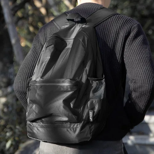 Vista 8 de pack all Mochila ligera y plegable de 18L, Negro, talla única , Mochilas Daypack