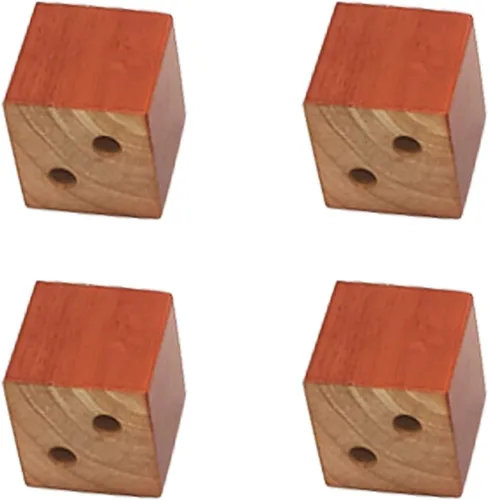 Vista 31 de Muebles de madera maciza de roble con patas elevadas, mesa de sofá y patas de silla, patas de gabinete, patas de bloque de madera, 3