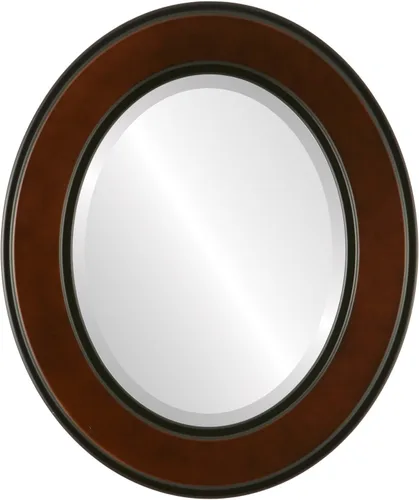 Vista 10 de ovalandroundmirrors. com Oval Espejo biselado en un estilo Montreal champaña Oro marco
