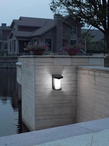 Vista 6 de Luces solares de movimiento para exteriores, 2 modos de iluminación, IP54 impermeable, encendido/apagado automático, inalámbrico, adecuado