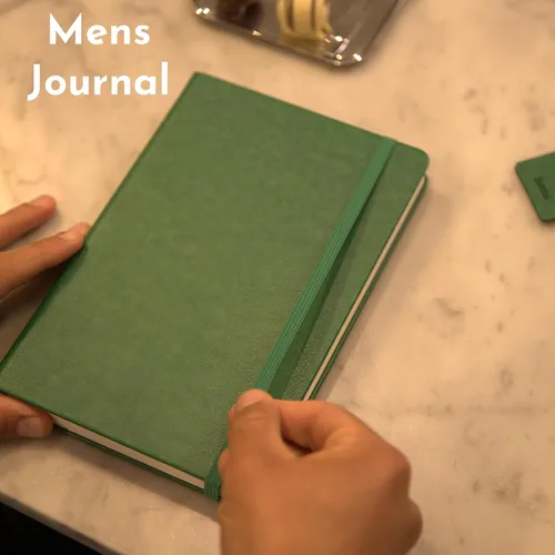 Vista 9 de SETTINI Cuaderno de diario para escribir, cuaderno de tapa dura de cuero vegano – Bucle para bolígrafo, bolsillos traseros y diseño plano, 120 GSM