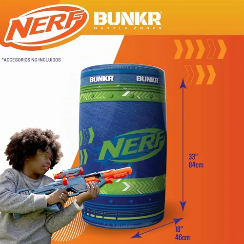 Vista 4 de NERF BUNKR Battle Royale - Búnker inflable Battlezone