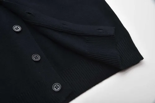 Vista 5 de SMINLING Pinker - Suéter de algodón suave con cuello en V para niños, uniforme escolar