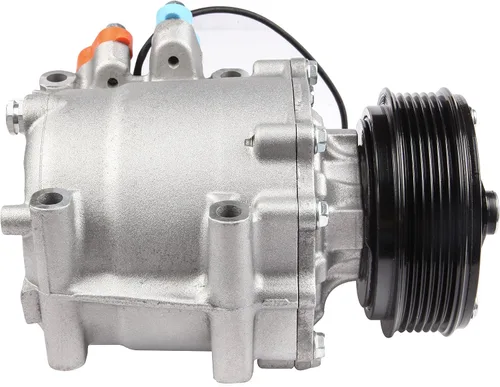 Vista 6 de LUJUNTEC 2002-2005 Compatible para Honda Civic AC Compressor y A/C Embrague Fuerte Refrigeración
