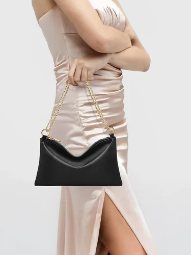 Vista 7 de oscaurt Bolso de noche para mujer, cartera de hombro de satén para graduación, compromiso, cóctel, fiesta, boda