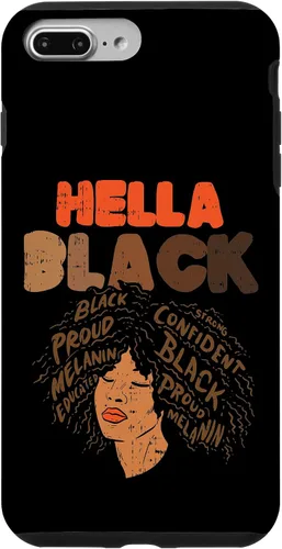 Vista 9 de Funda de regalo para iPhone 14 Hella Black Melanin Afro Woman African Pride BLM