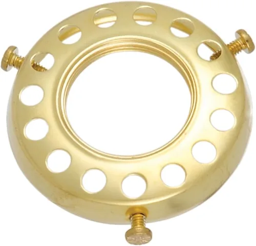 Vista 4 de B&P Lamp 2 1/4" Fitter, latón atornillado, soporte de sombra de tipo único