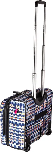 Vista 2 de Vera Bradley Bolsa de trabajo con ruedas Softside para mujer Bloques abstractos