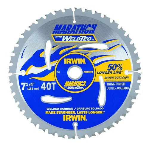 Vista 12 de IRWIN Tools Marathon WeldTec Hoja de sierra circular, 5-3/8 pulgadas, 18 dientes (4935203)